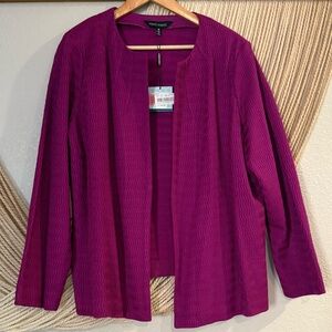 Ming Wang Women's Fuchsia Cardigan NWT
